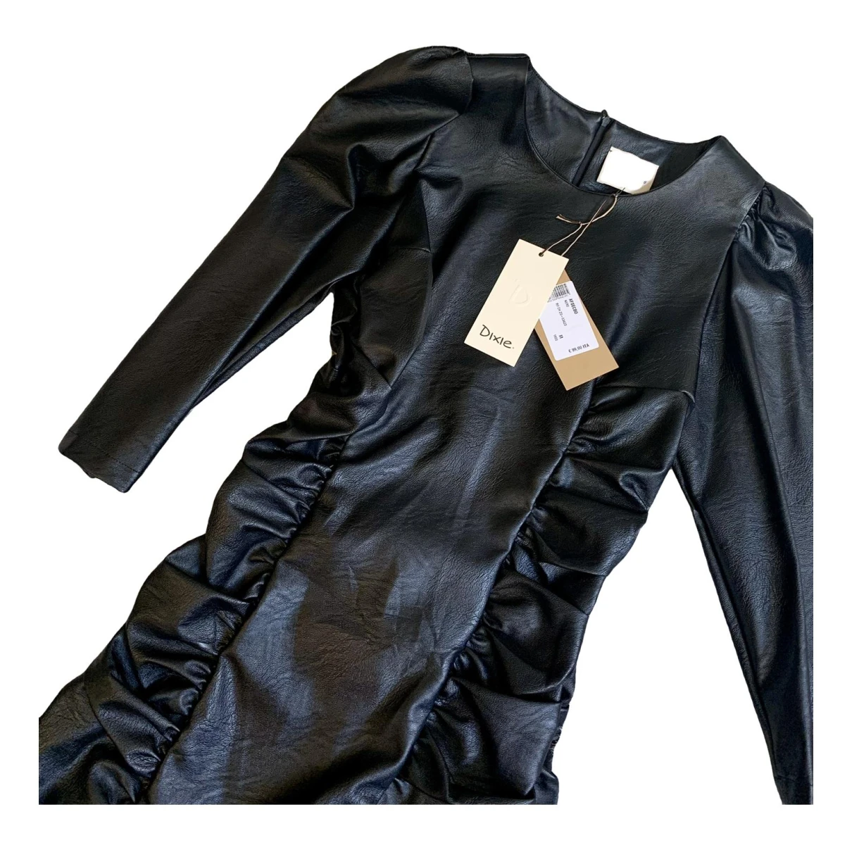 Pre-owned Dixie Leather Dress In Black
