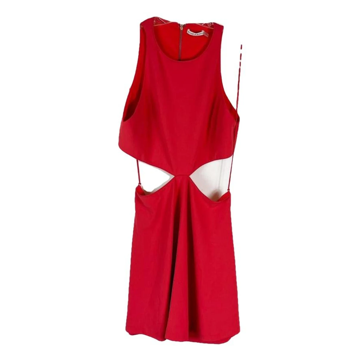 Pre-owned Alice And Olivia Mini Dress In Red