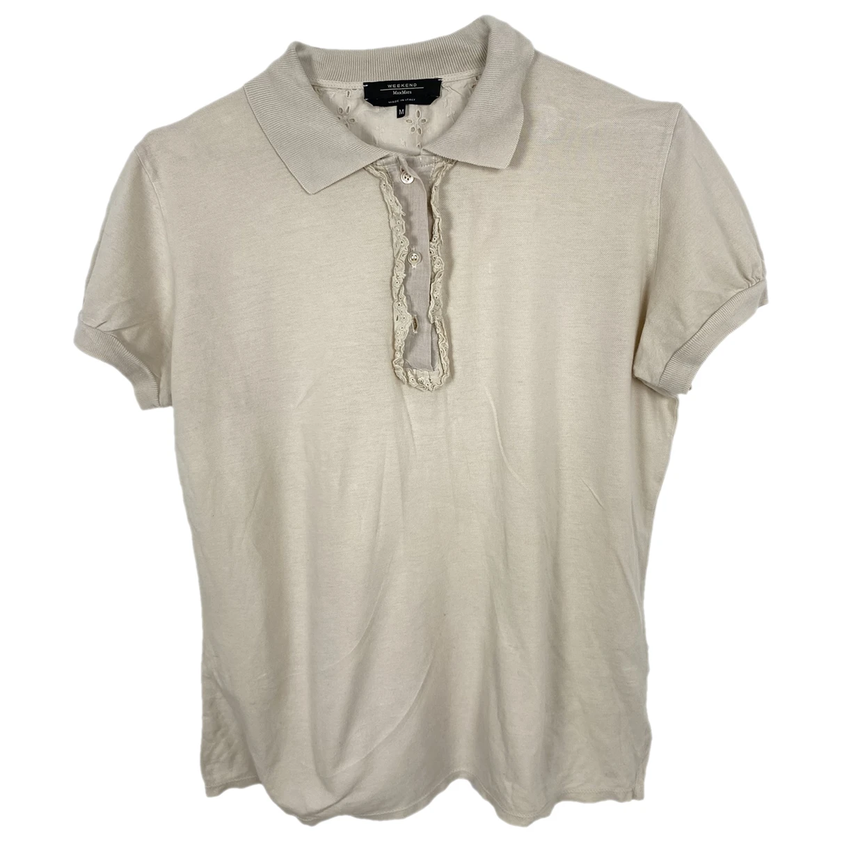 Pre-owned Max Mara Polo In Beige