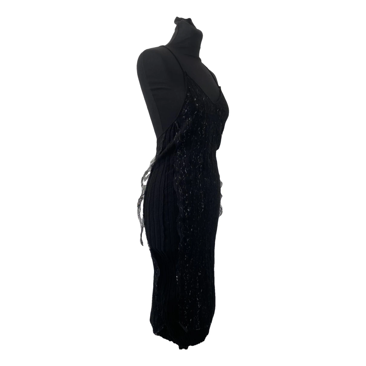 Pre-owned Zadig & Voltaire Wool Dress In Black