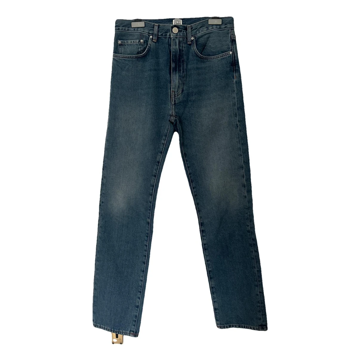 Pre-owned Totême Straight Jeans In Blue