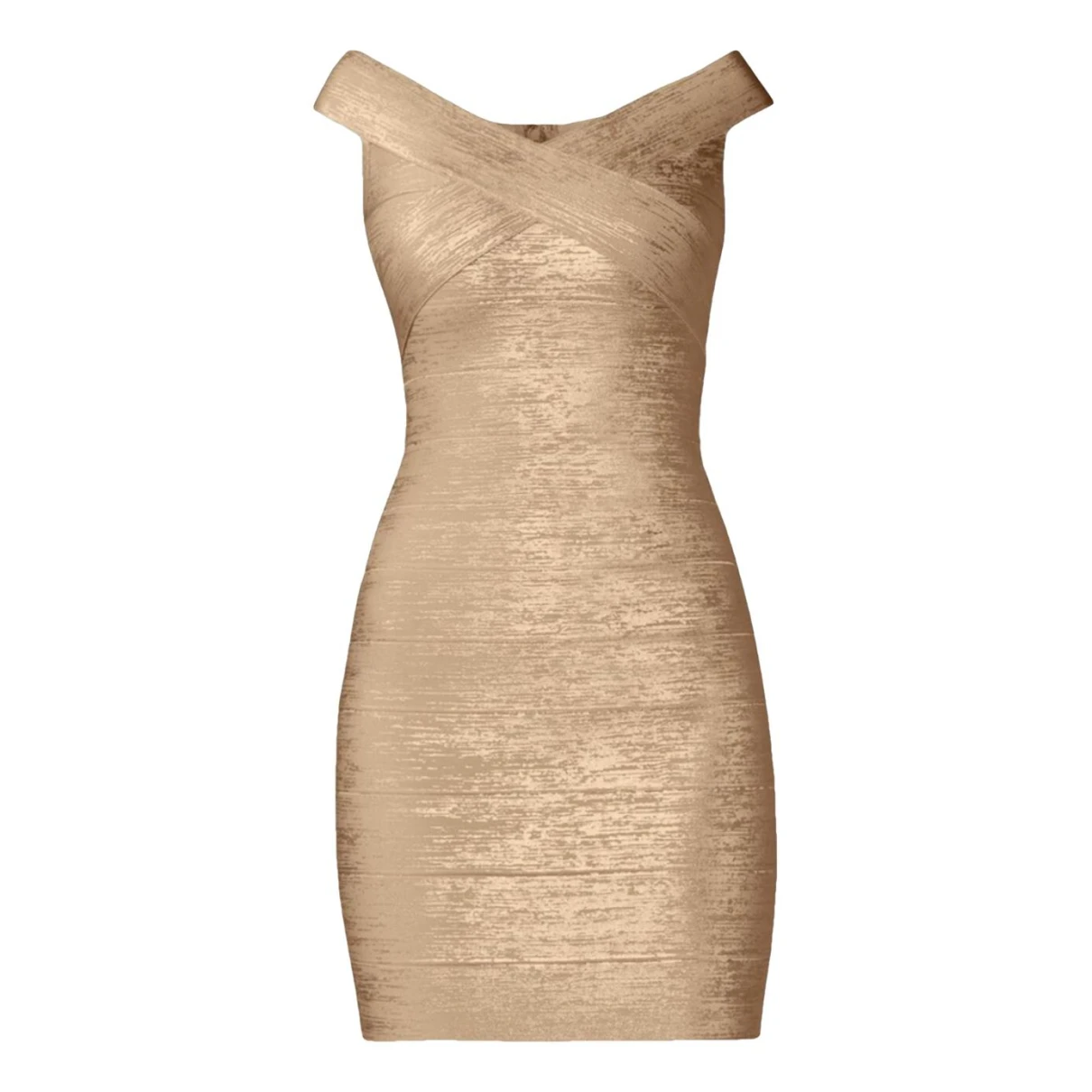 Pre-owned Roger Vivier Mid-length Dress In Gold
