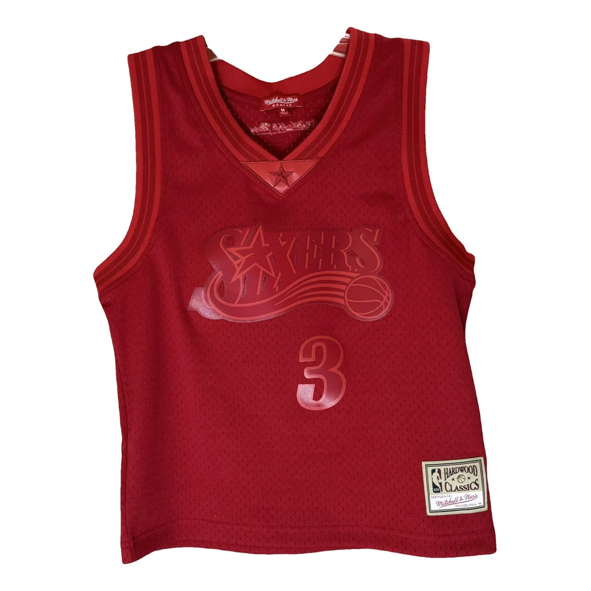 Pre-owned Mitchell & Ness Jersey Top In Red