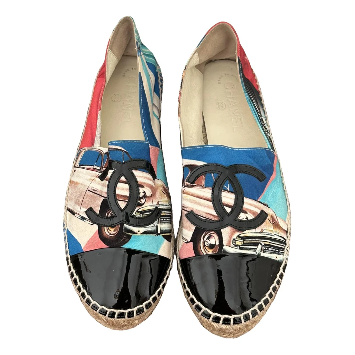 Pre-owned Chanel Cloth Espadrilles In Multicolour