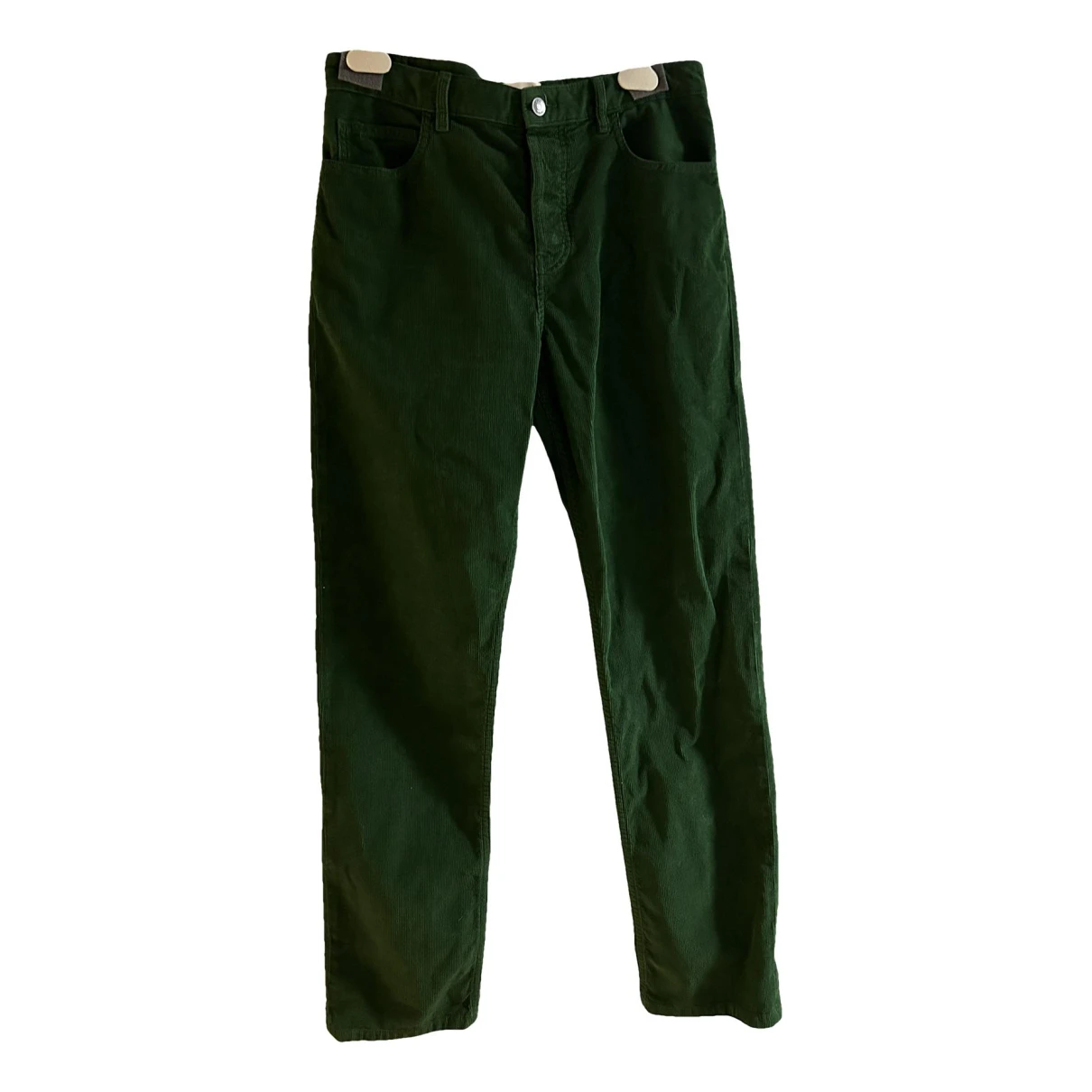 Pre-owned The Row Straight Pants In Green