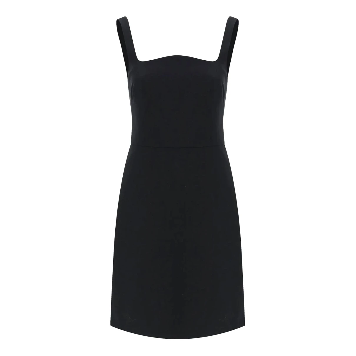 Pre-owned Valentino Wool Dress In Black