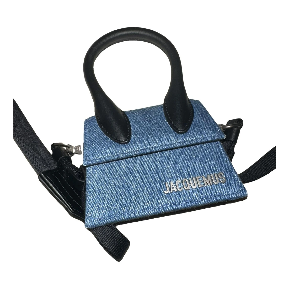 Pre-owned Jacquemus Chiquito Clutch Bag In Blue