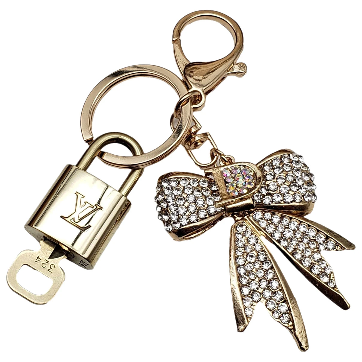 Pre-owned Louis Vuitton Leather Bag Charm In Other