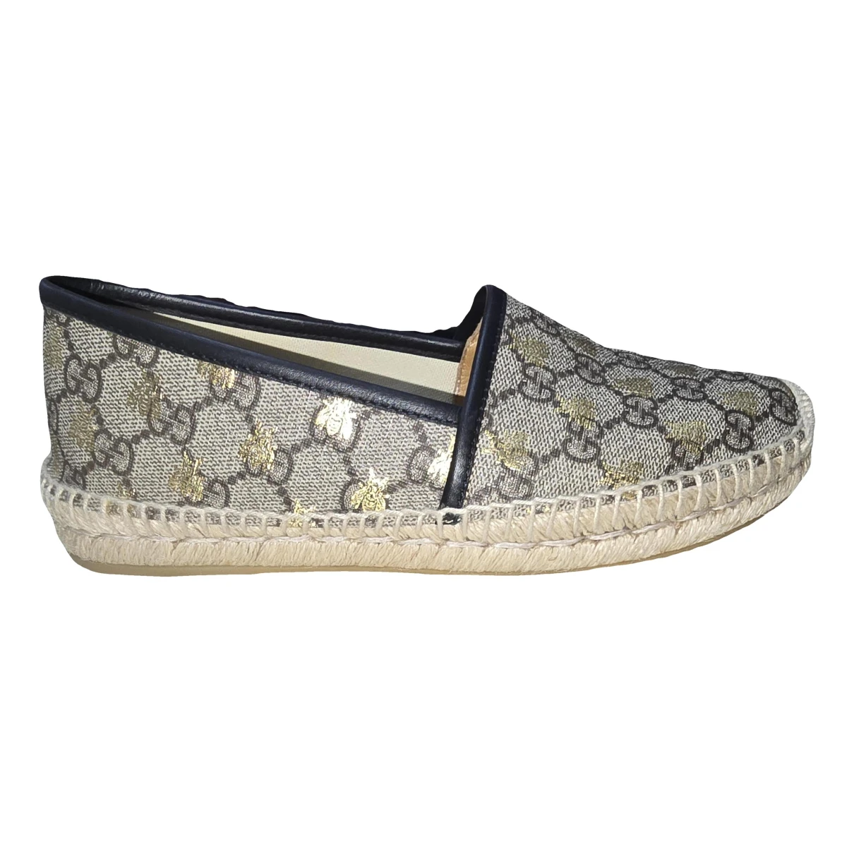 Pre-owned Gucci Leather Espadrilles In Multicolour