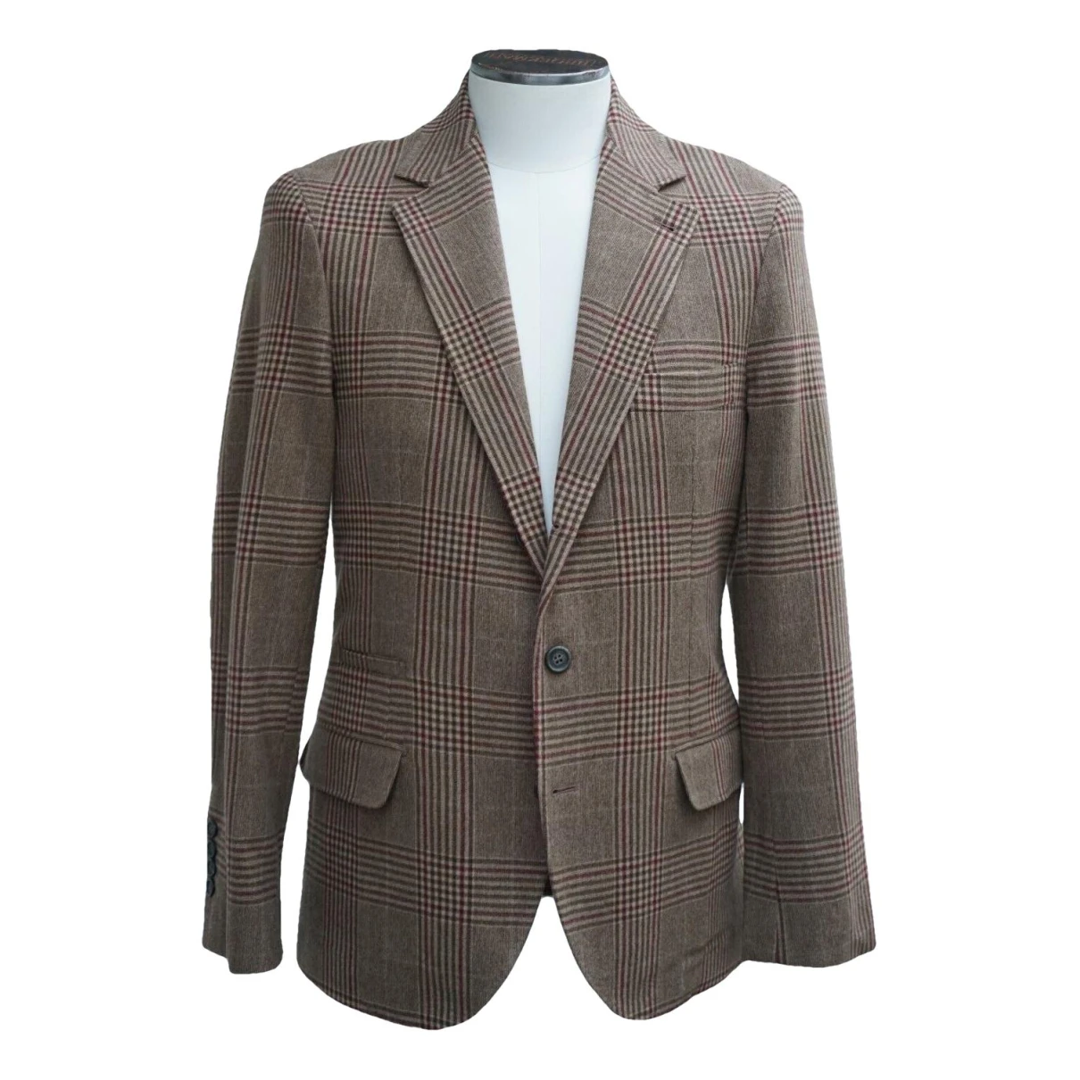Pre-owned Brunello Cucinelli Wool Coat In Brown