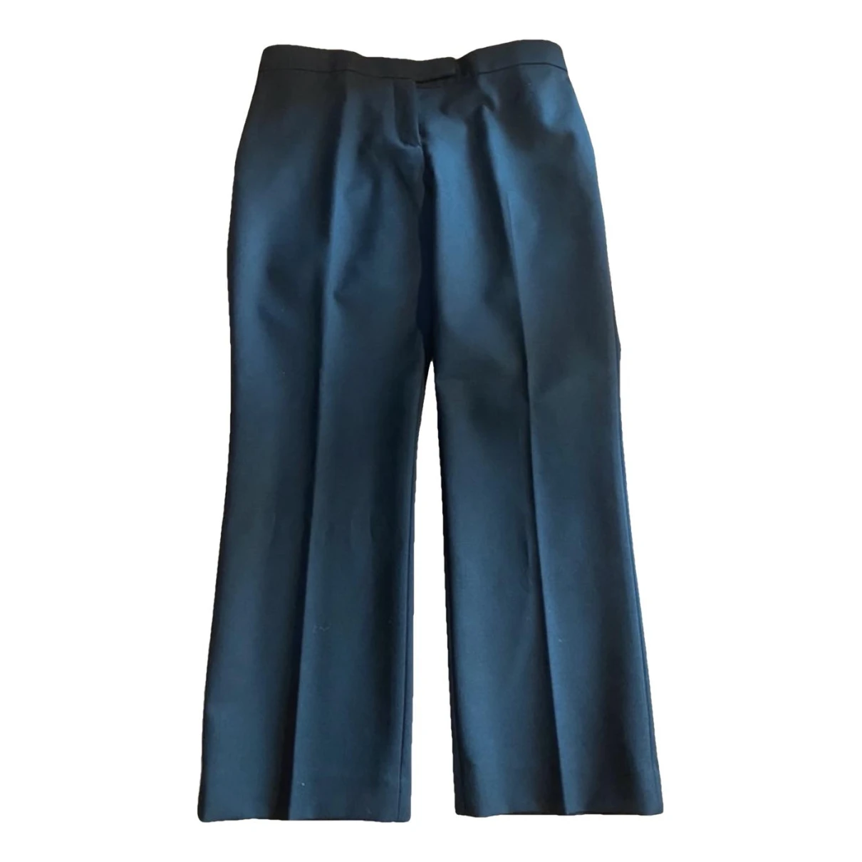 Pre-owned Replay Straight Pants In Black