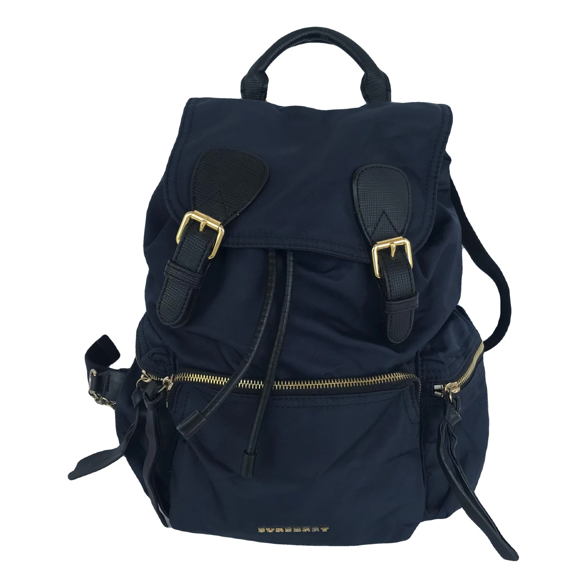 Pre-owned Burberry The Rucksack Backpack In Blue