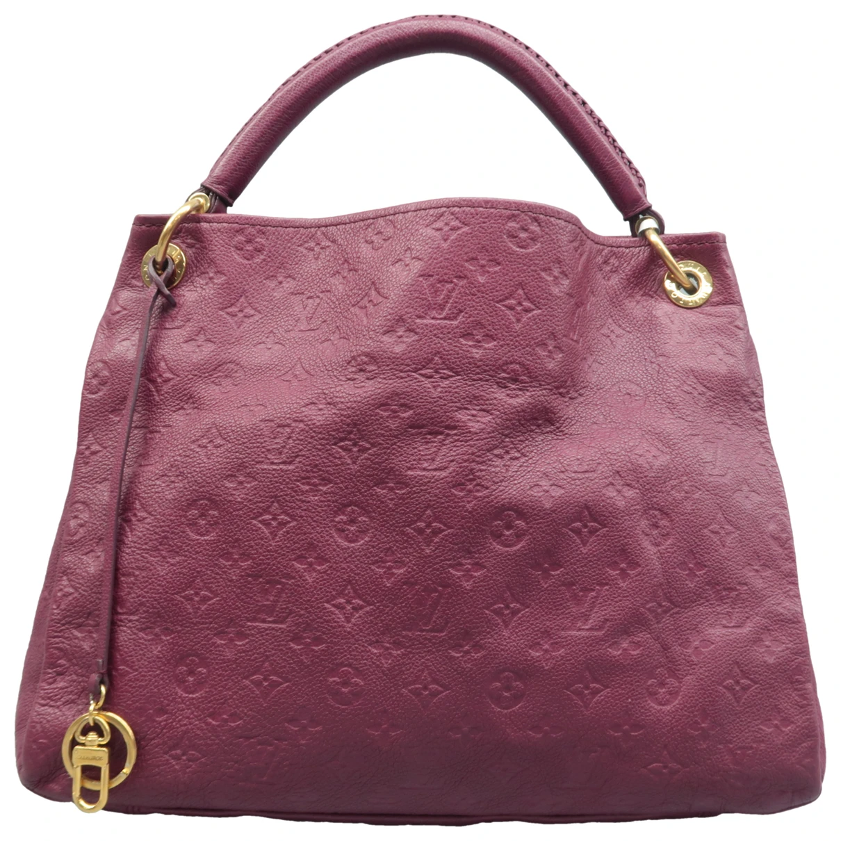 Pre-owned Louis Vuitton Artsy Leather Handbag In Purple
