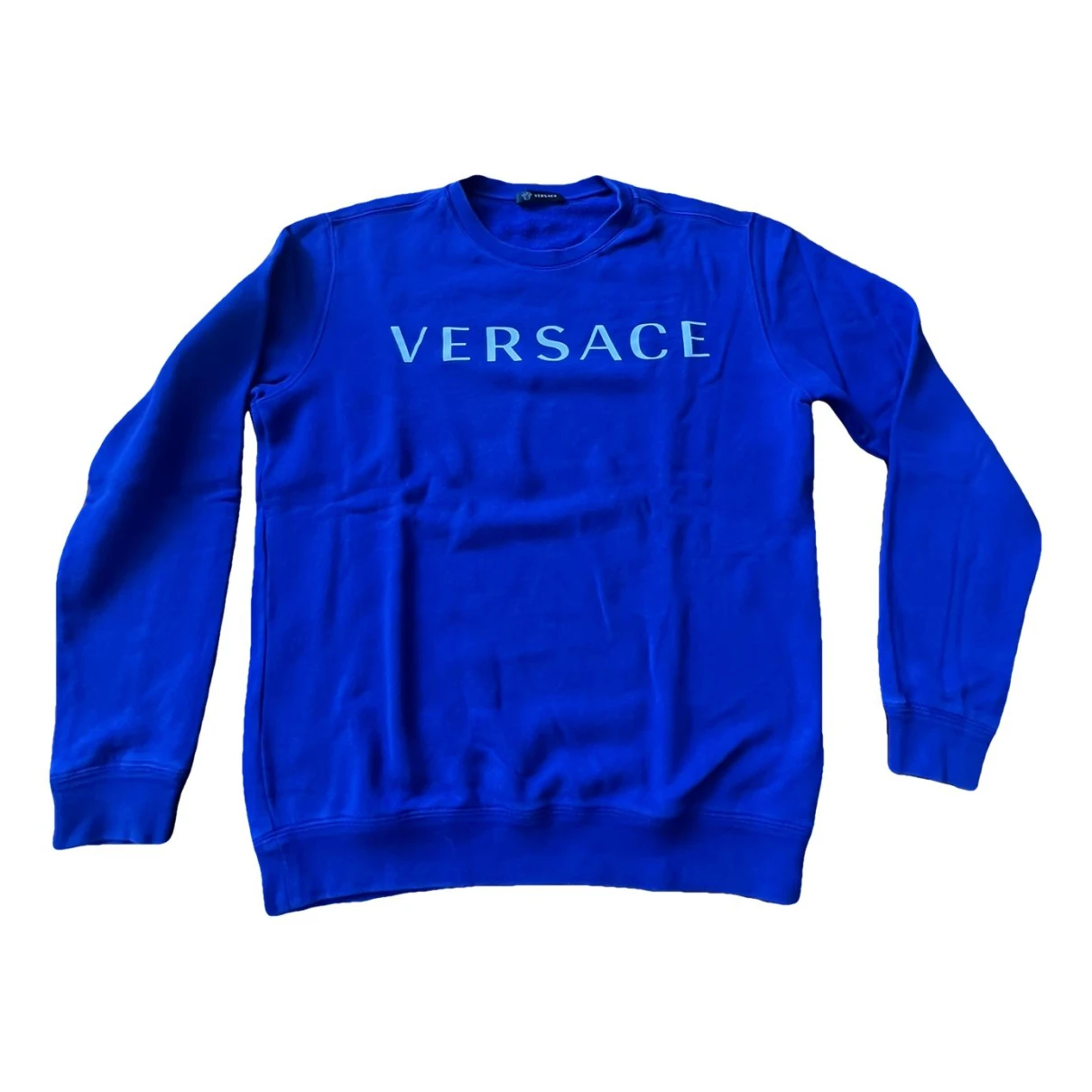 Pre-owned Versace Sweatshirt In Blue