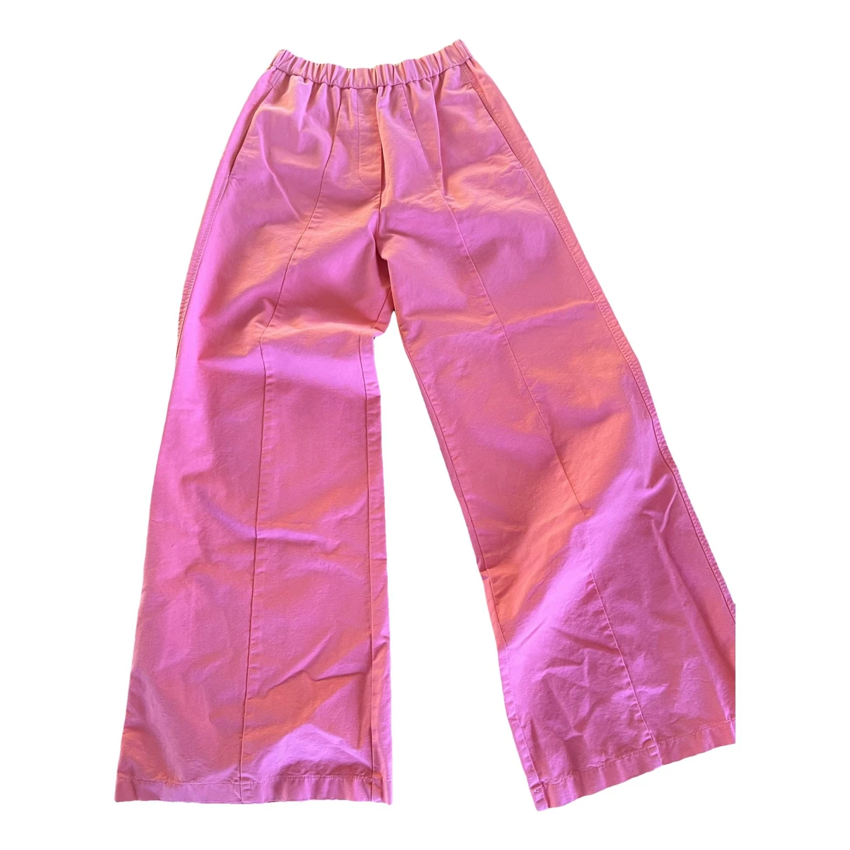 Pre-owned Forte Forte Large Pants In Pink
