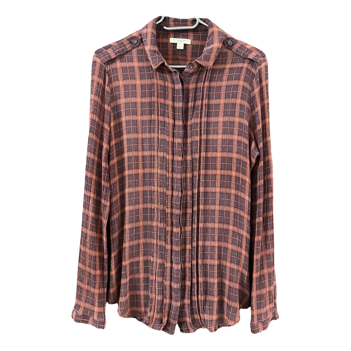 Pre-owned Burberry Silk Shirt In Multicolour