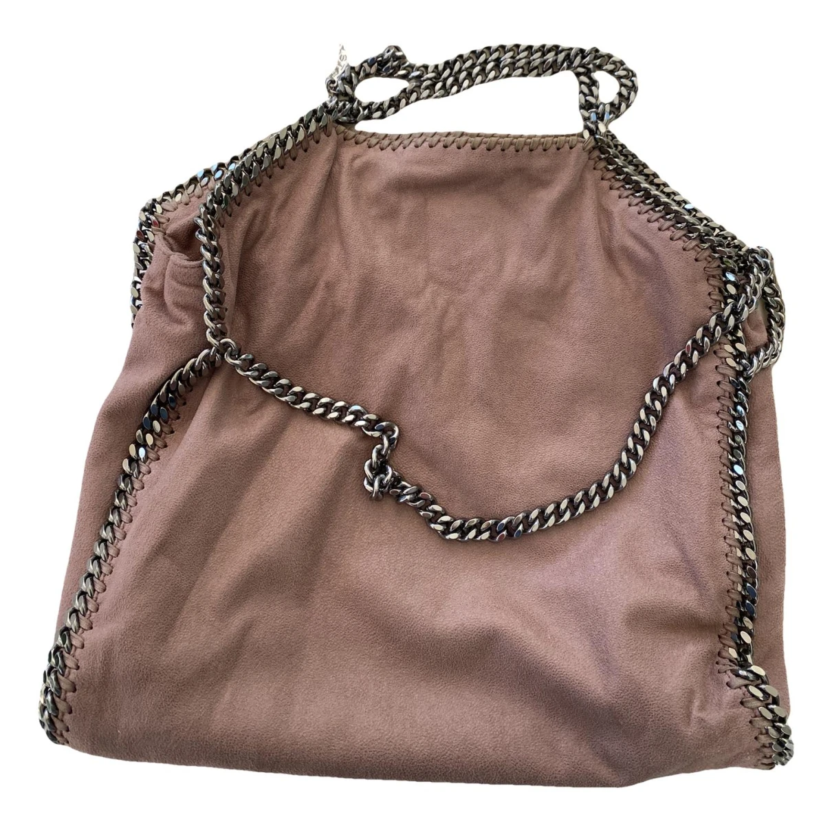 Pre-owned Stella Mccartney Falabella Vegan Leather Handbag In Pink