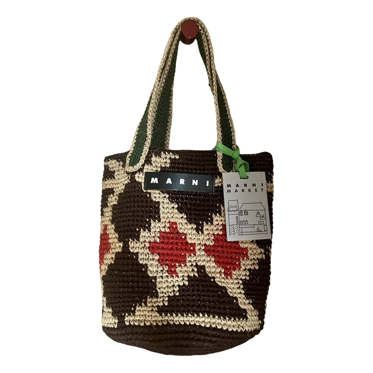 Pre-owned Marni Tote In Brown