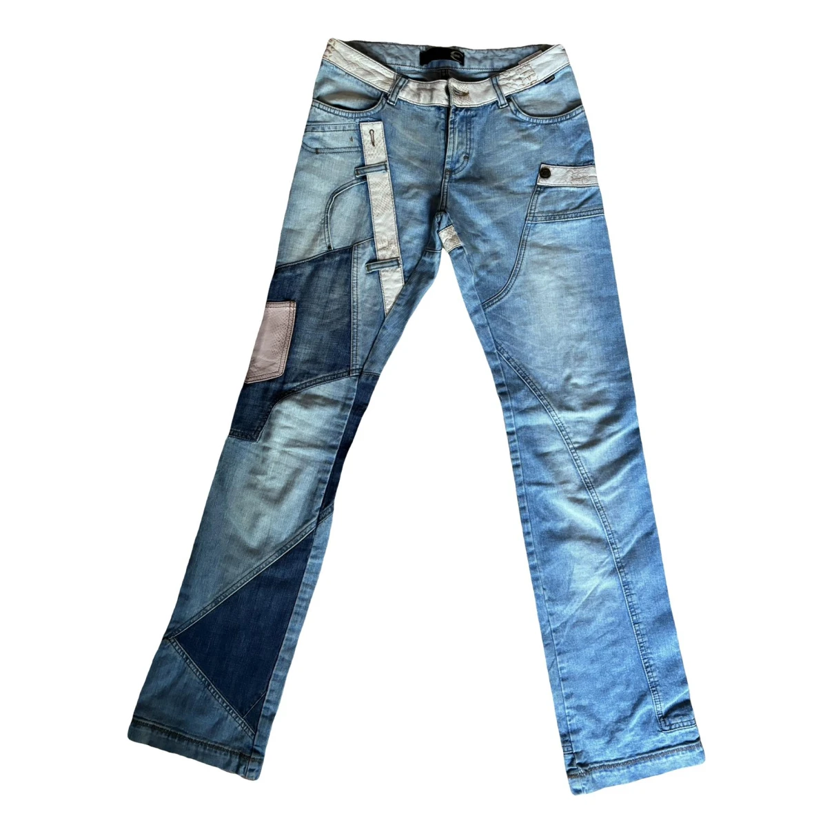 Pre-owned Roberto Cavalli Bootcut Jeans In Blue