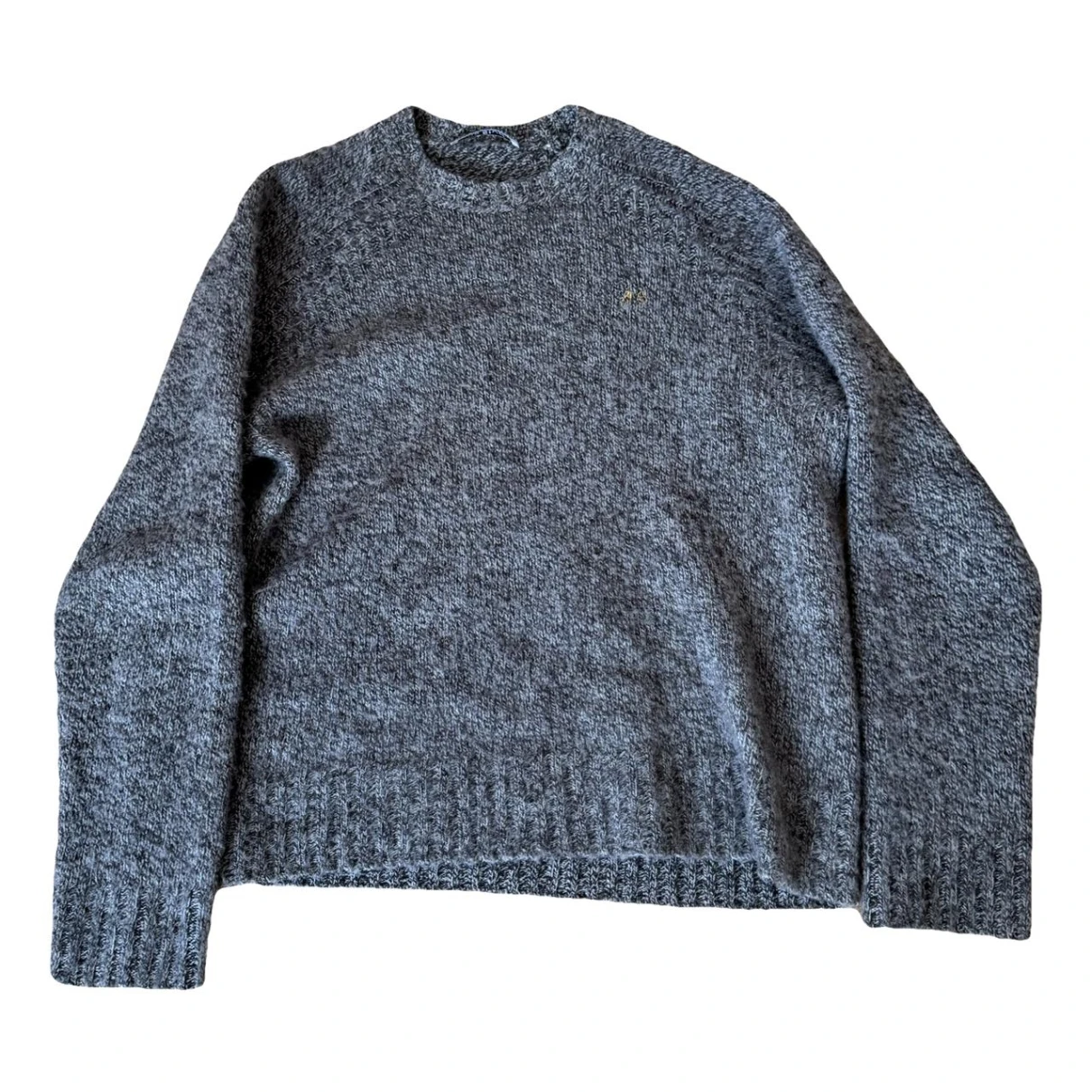 Pre-owned Acne Studios Wool Knitwear & Sweatshirt In Grey