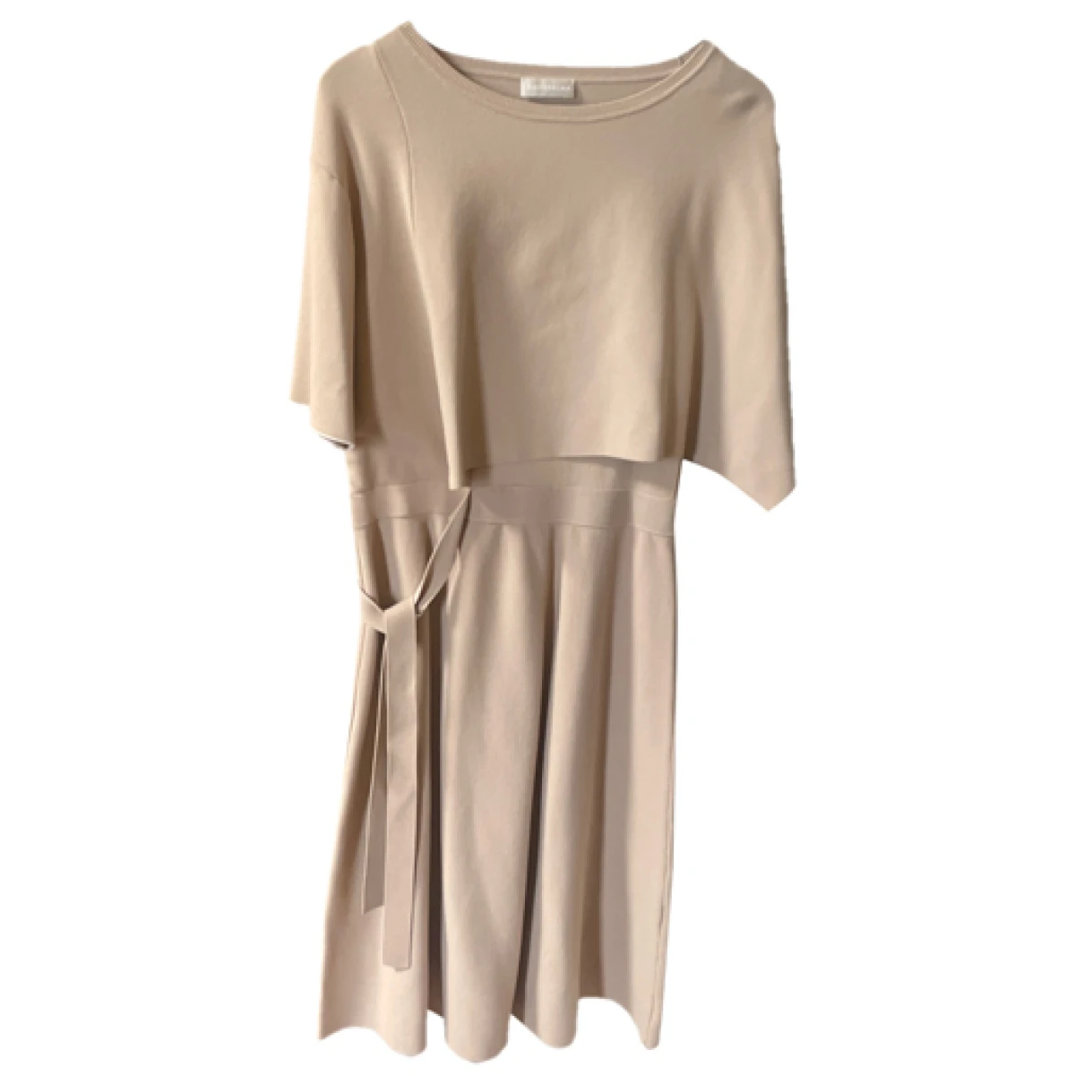 Pre-owned Anteprima Mid-length Dress In Beige