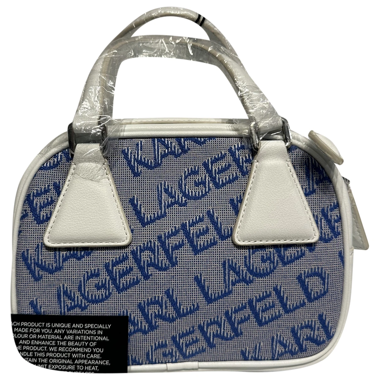 Pre-owned Karl Lagerfeld Handbag In Blue