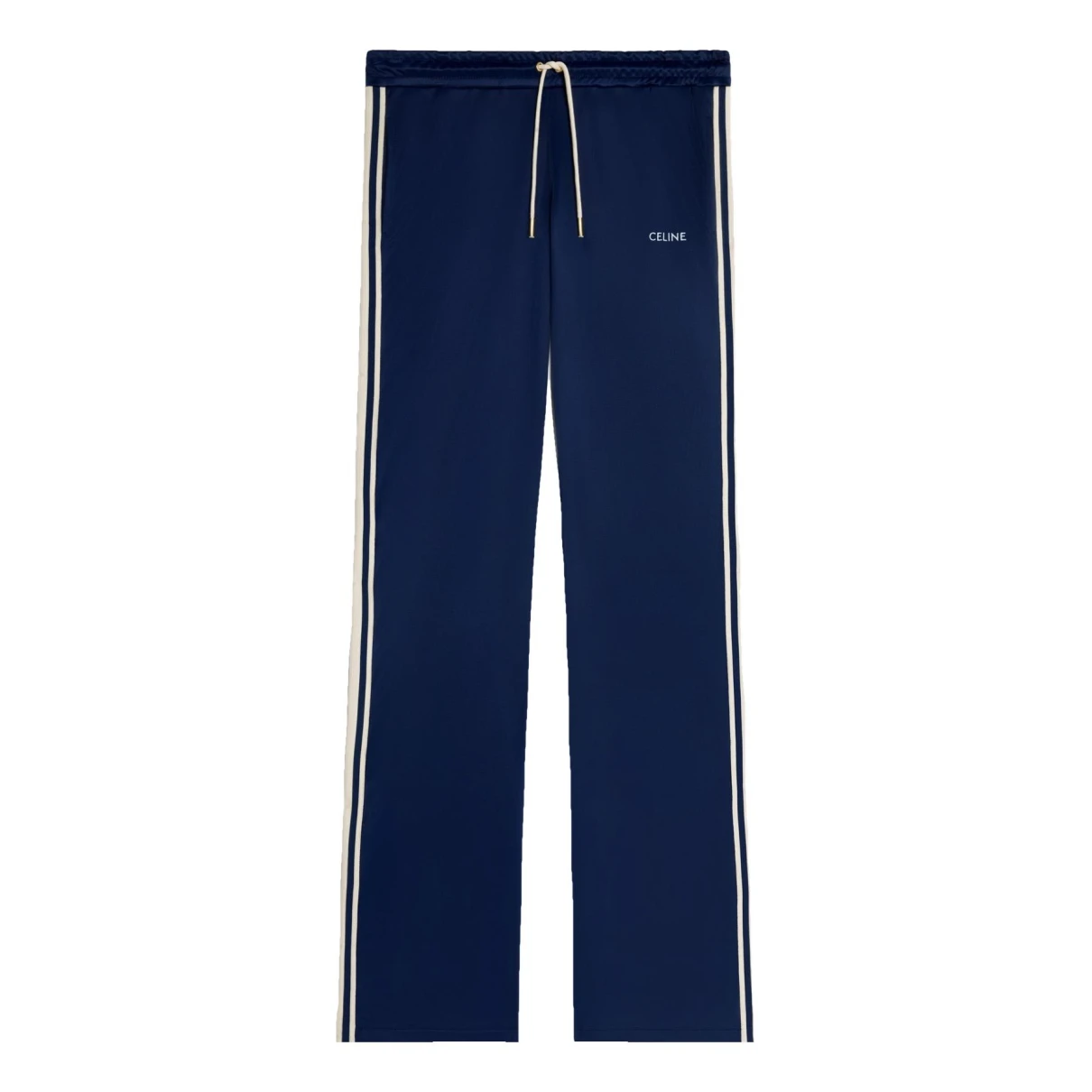 Pre-owned Celine Trousers In Navy