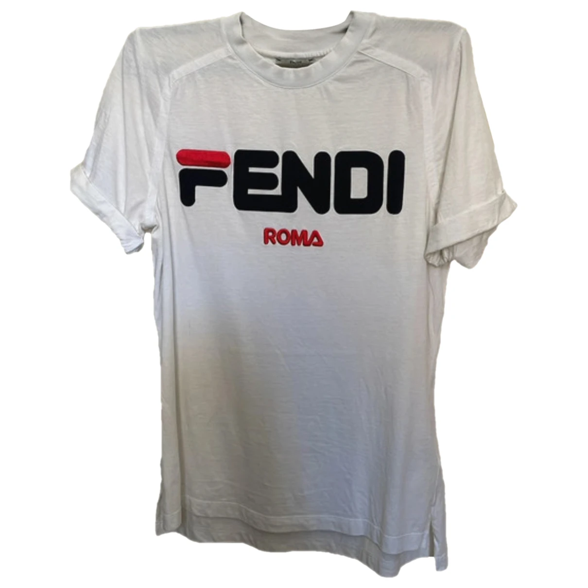 Pre-owned Fendi X Fila T-shirt In White