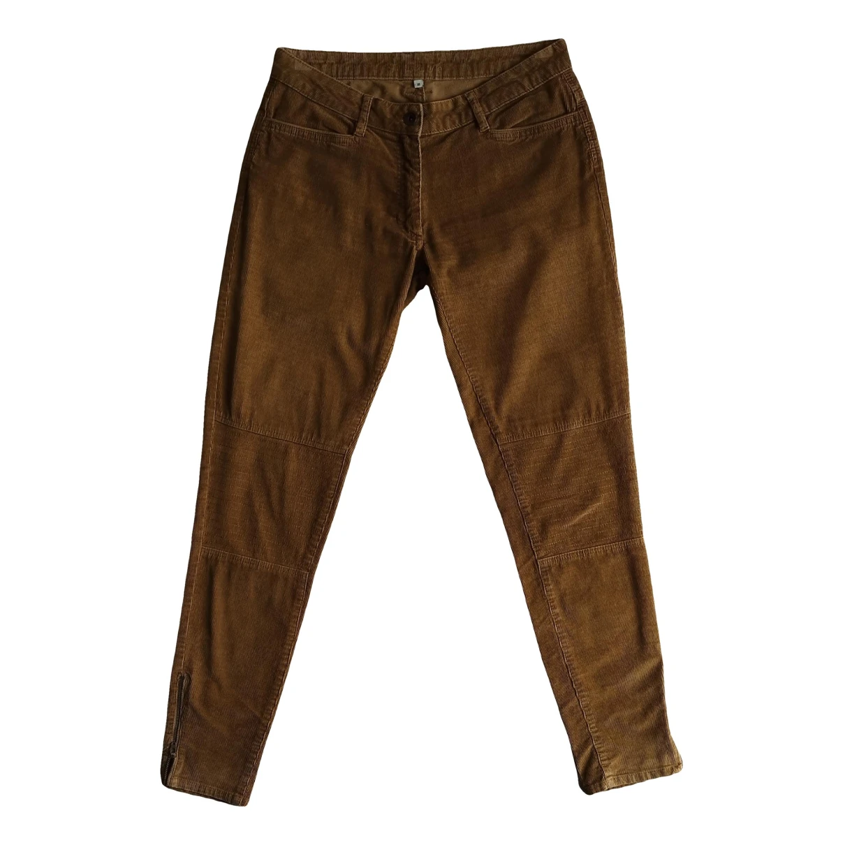 Pre-owned Sandro Slim Jeans In Brown