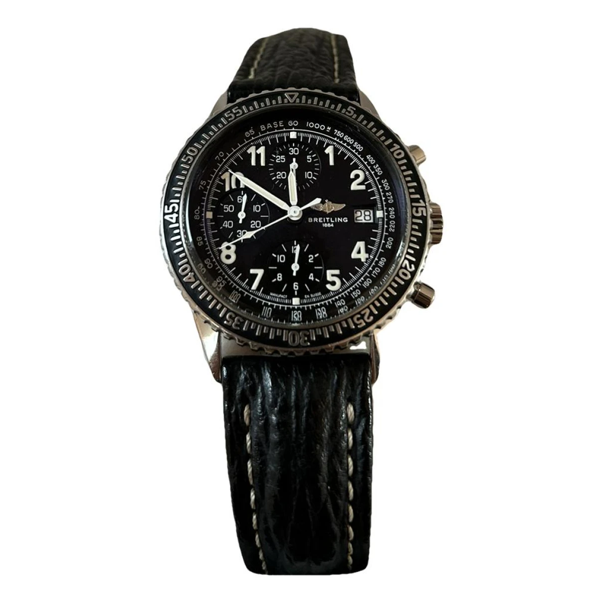 Pre-owned Breitling Navitimer Watch In Black
