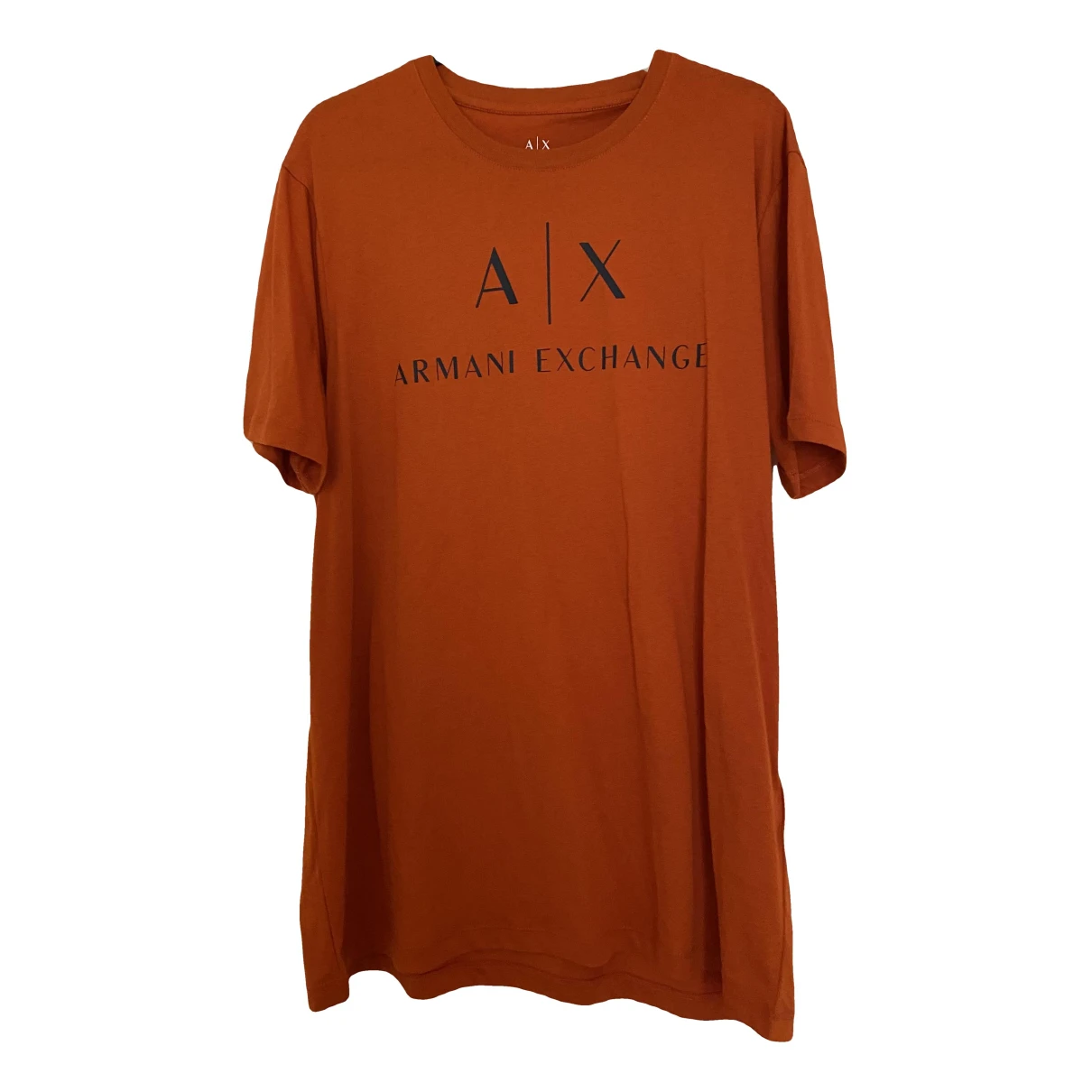 Pre-owned Armani Exchange T-shirt In Orange