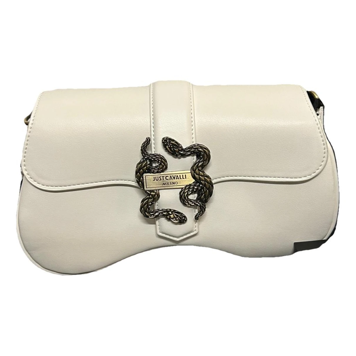 Pre-owned Just Cavalli Crossbody Bag In White