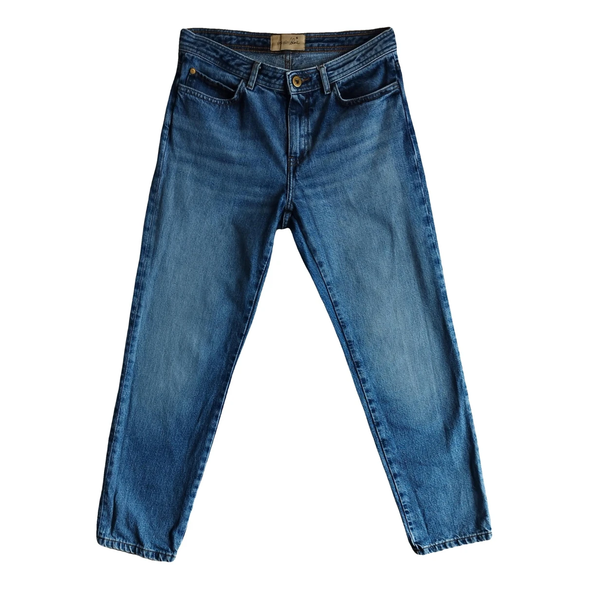 Pre-owned Sessun Straight Jeans In Blue