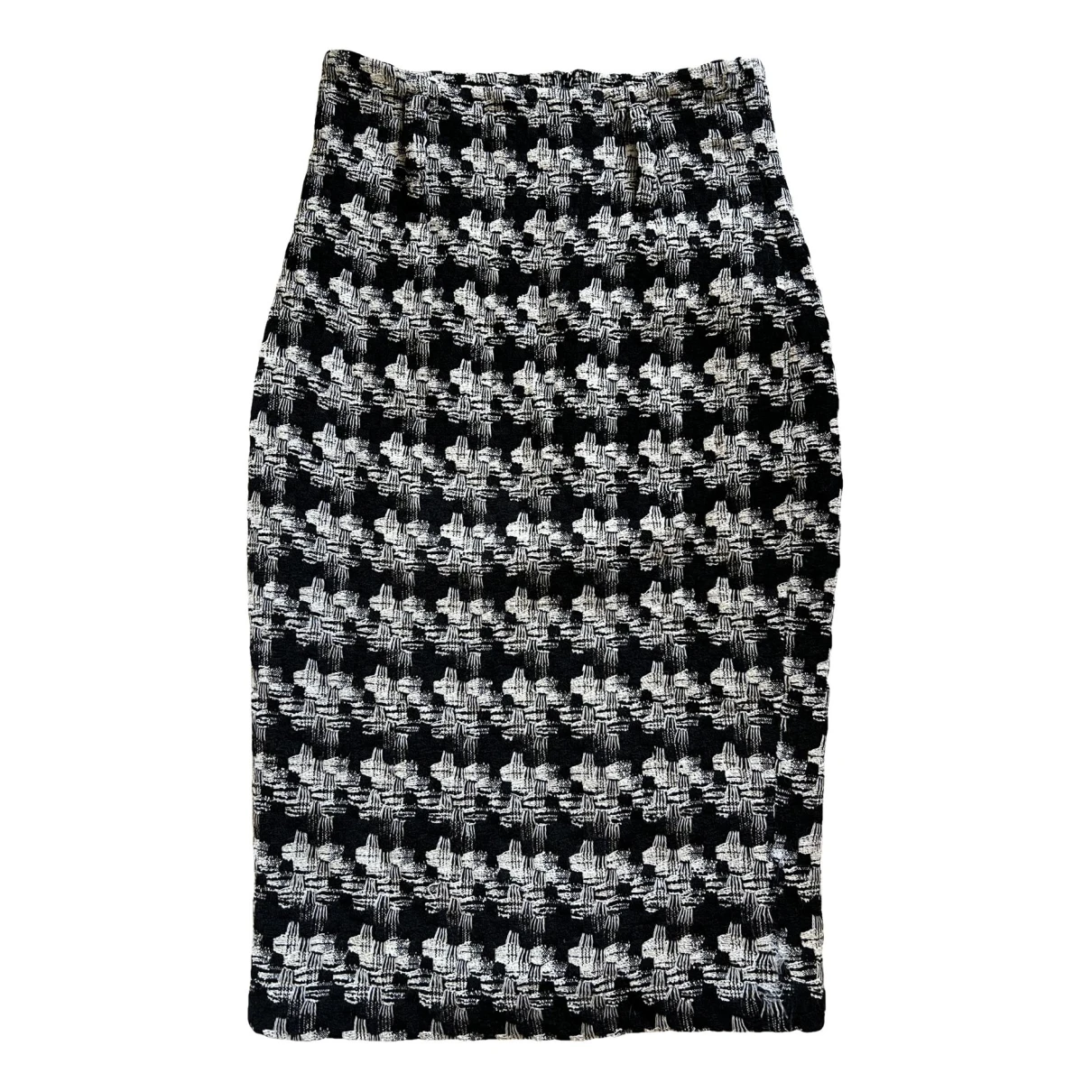 Pre-owned Robert Rodriguez Wool Mid-length Skirt In Black