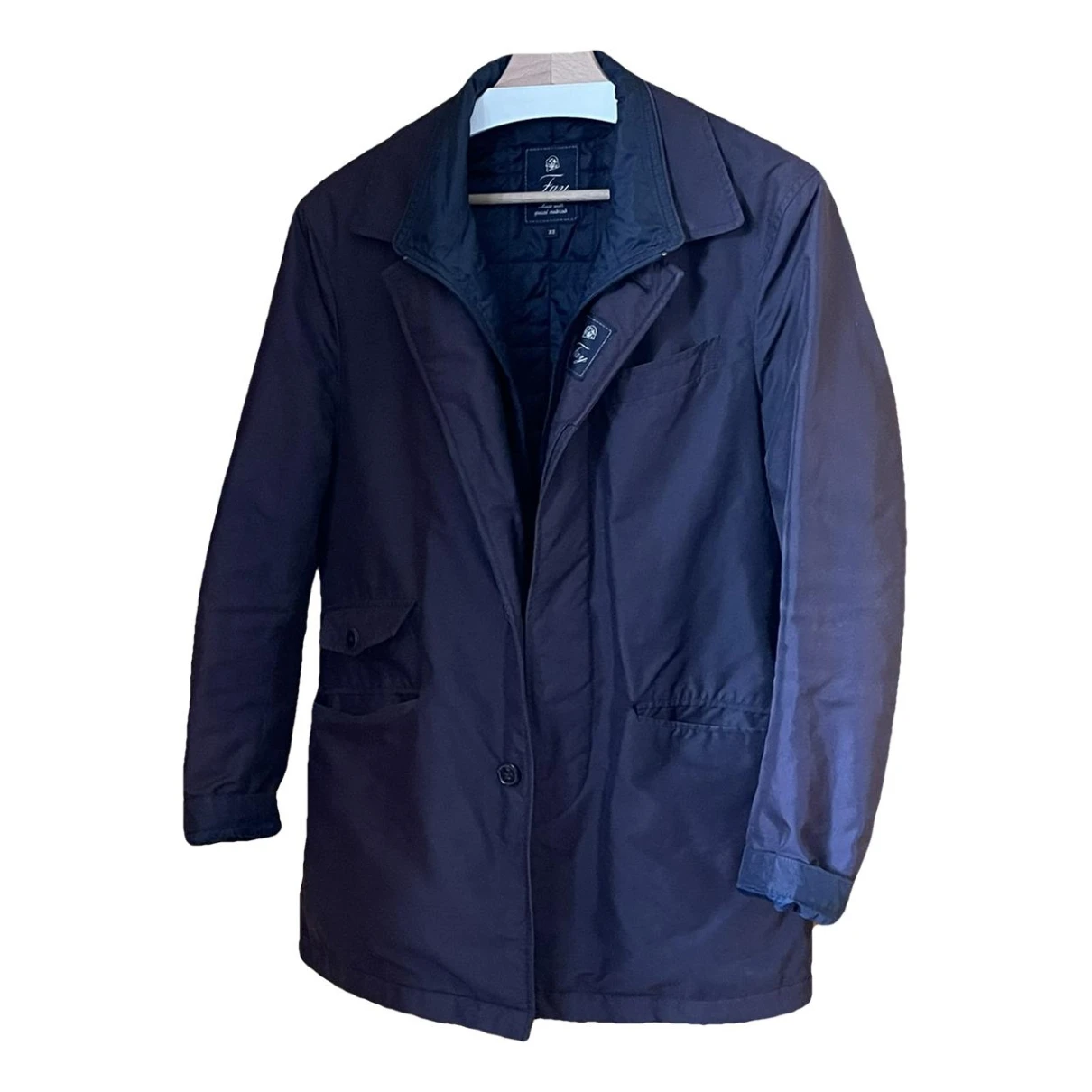 Pre-owned Fay Jacket In Navy