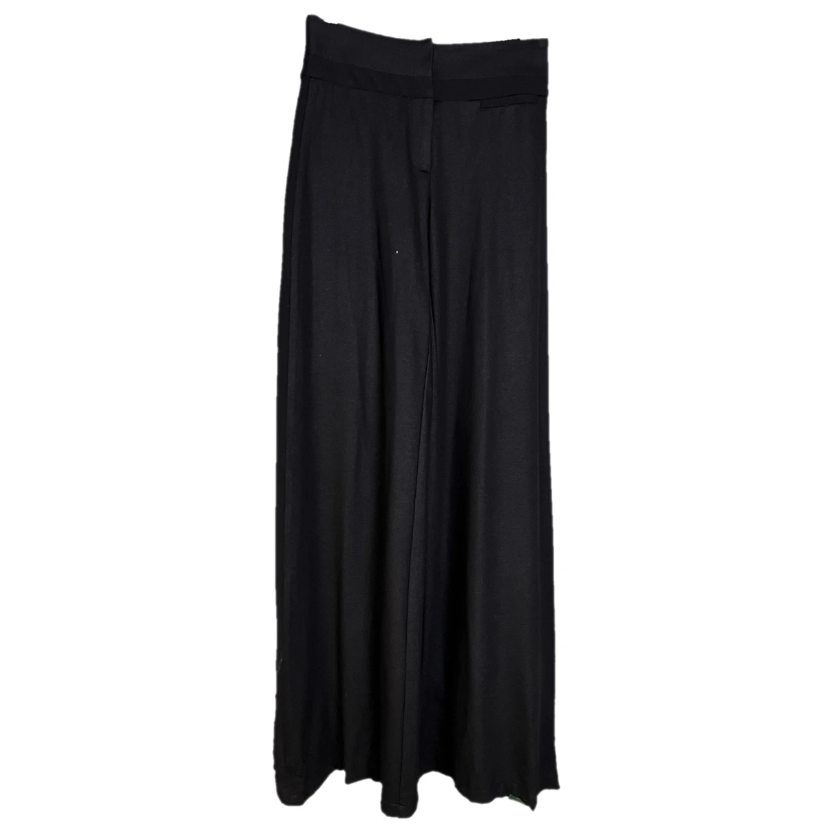 Pre-owned Diane Von Furstenberg Large Pants In Black