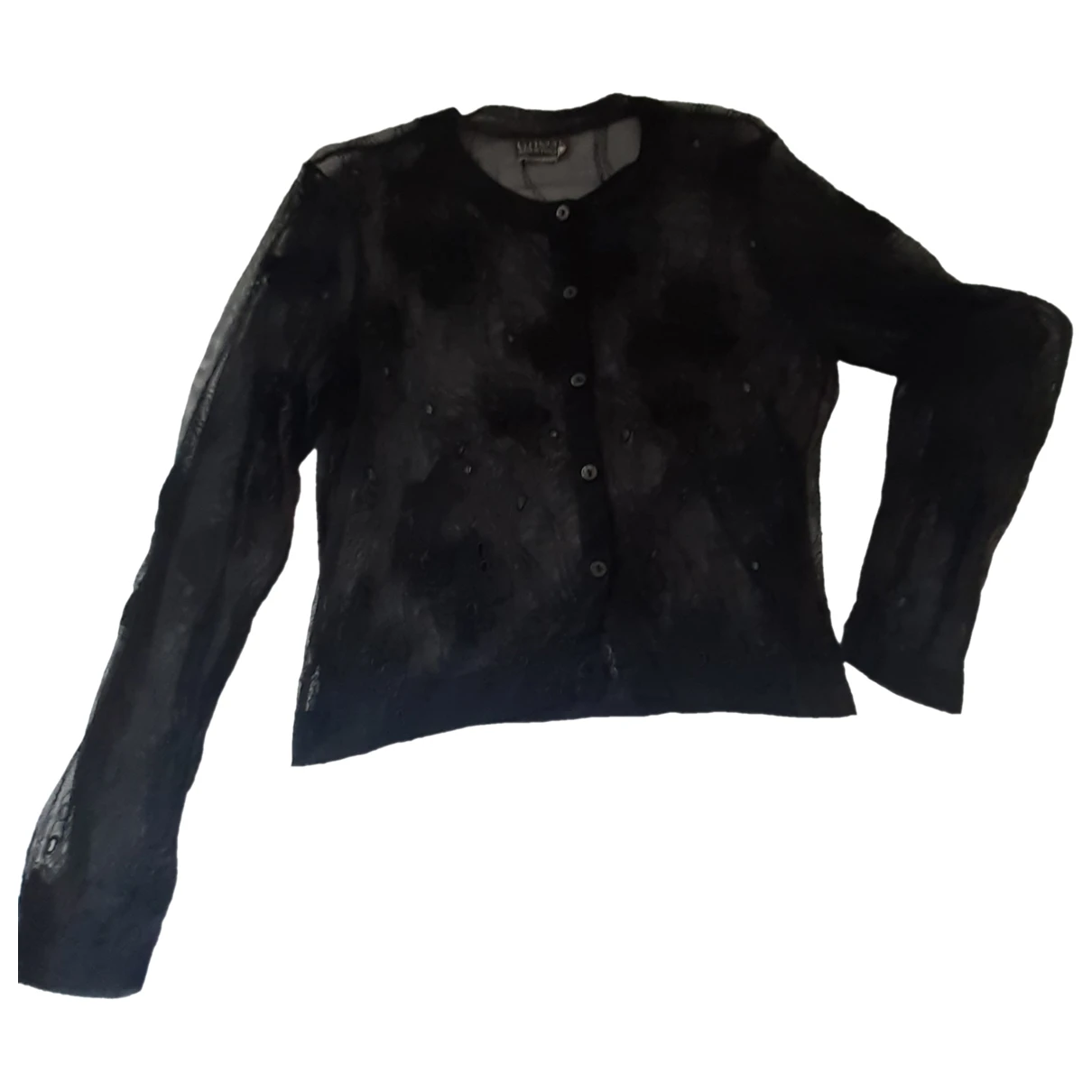 Pre-owned Ghost London Lace Blouse In Black