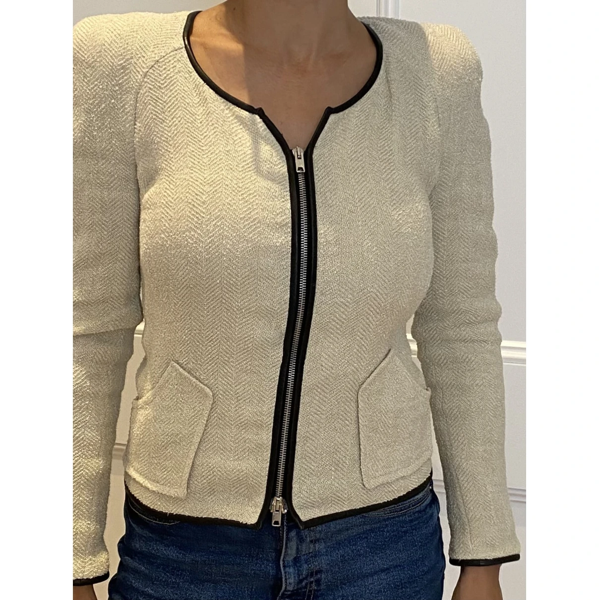 Pre-owned Isabel Marant Étoile Linen Jacket In Beige