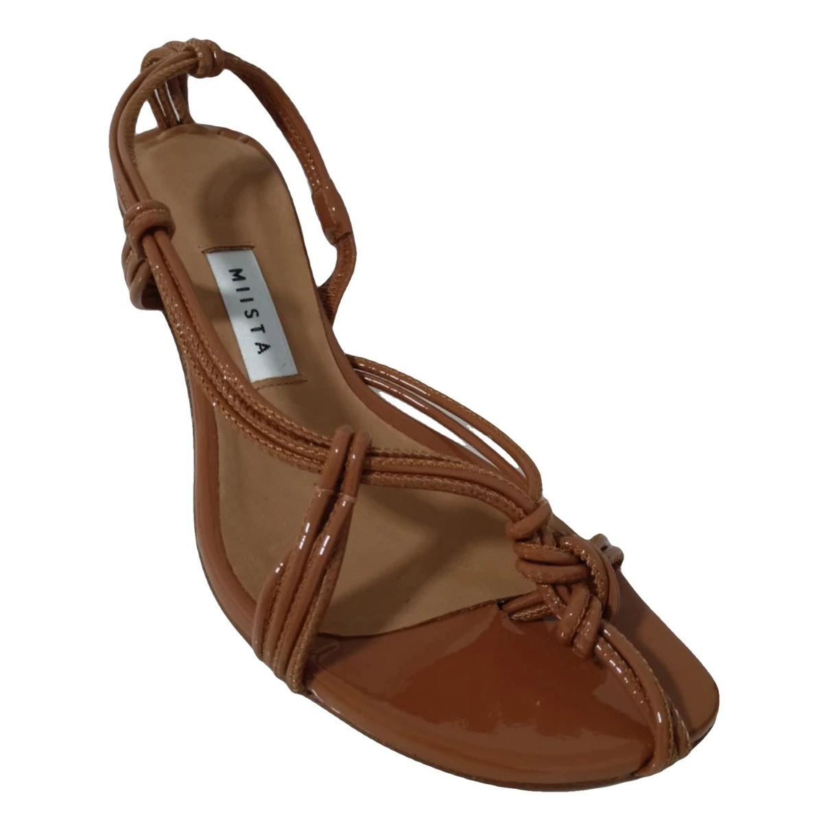 Pre-owned Miista Leather Sandals In Brown