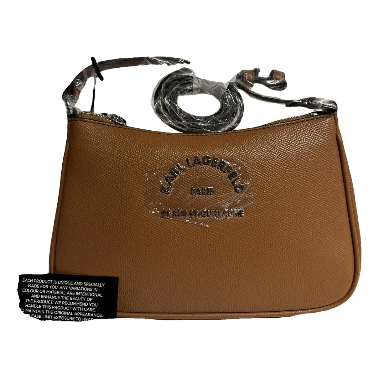 Pre-owned Karl Lagerfeld Handbag In Brown
