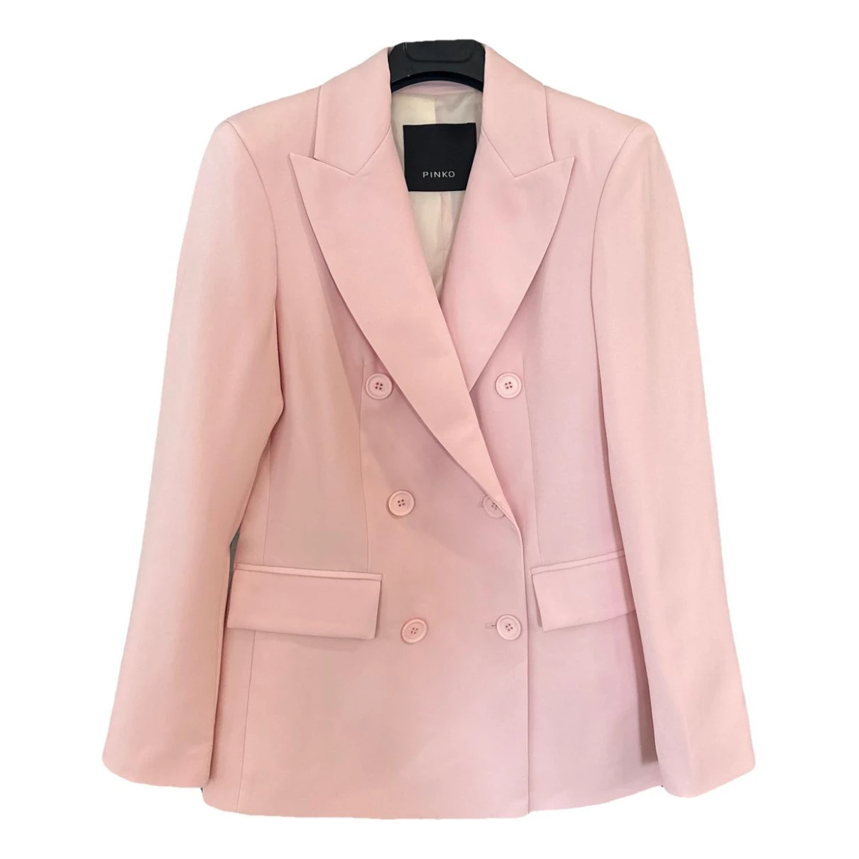 Pre-owned Pinko Coat In Pink