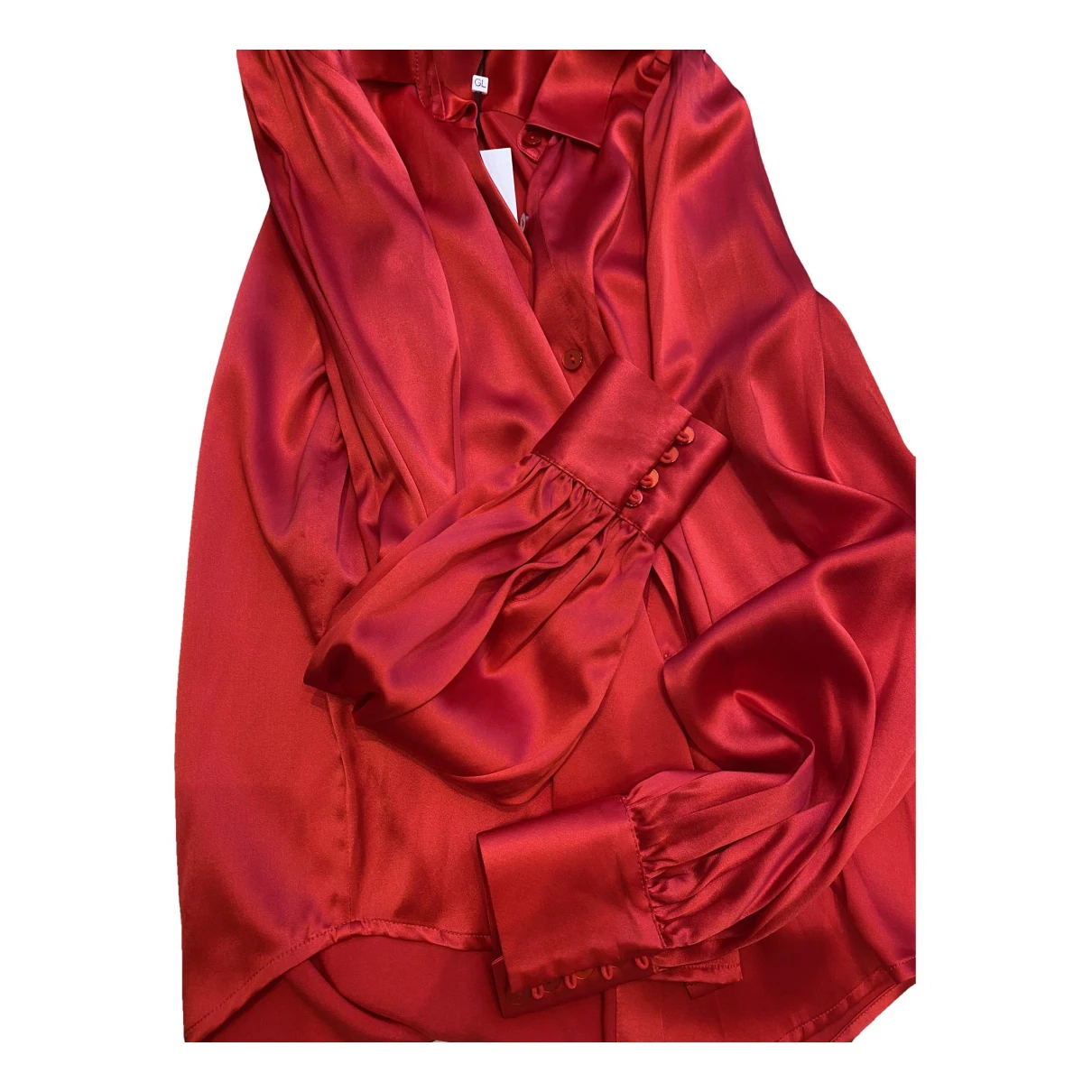 Pre-owned Generation Love Silk Blouse In Red