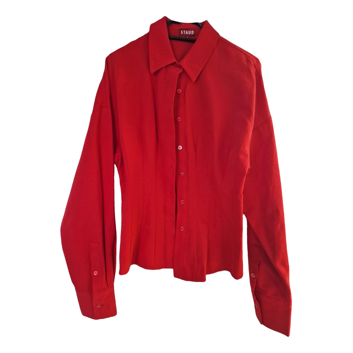 Pre-owned Staud Blouse In Red