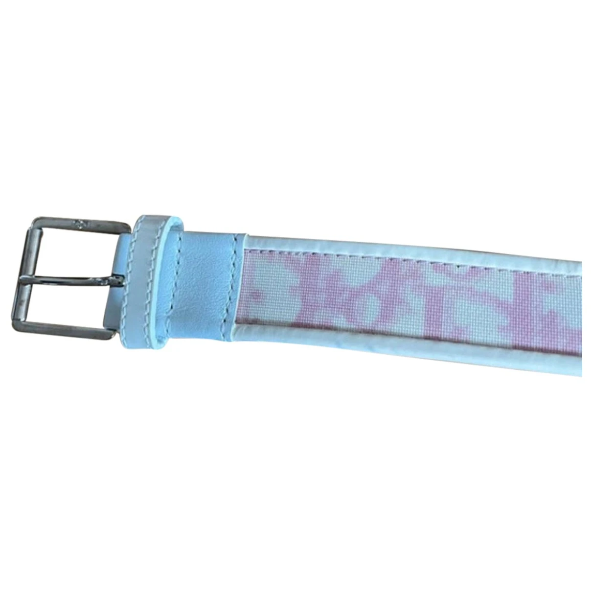 Pre-owned Dior Leather Belt In Multicolour