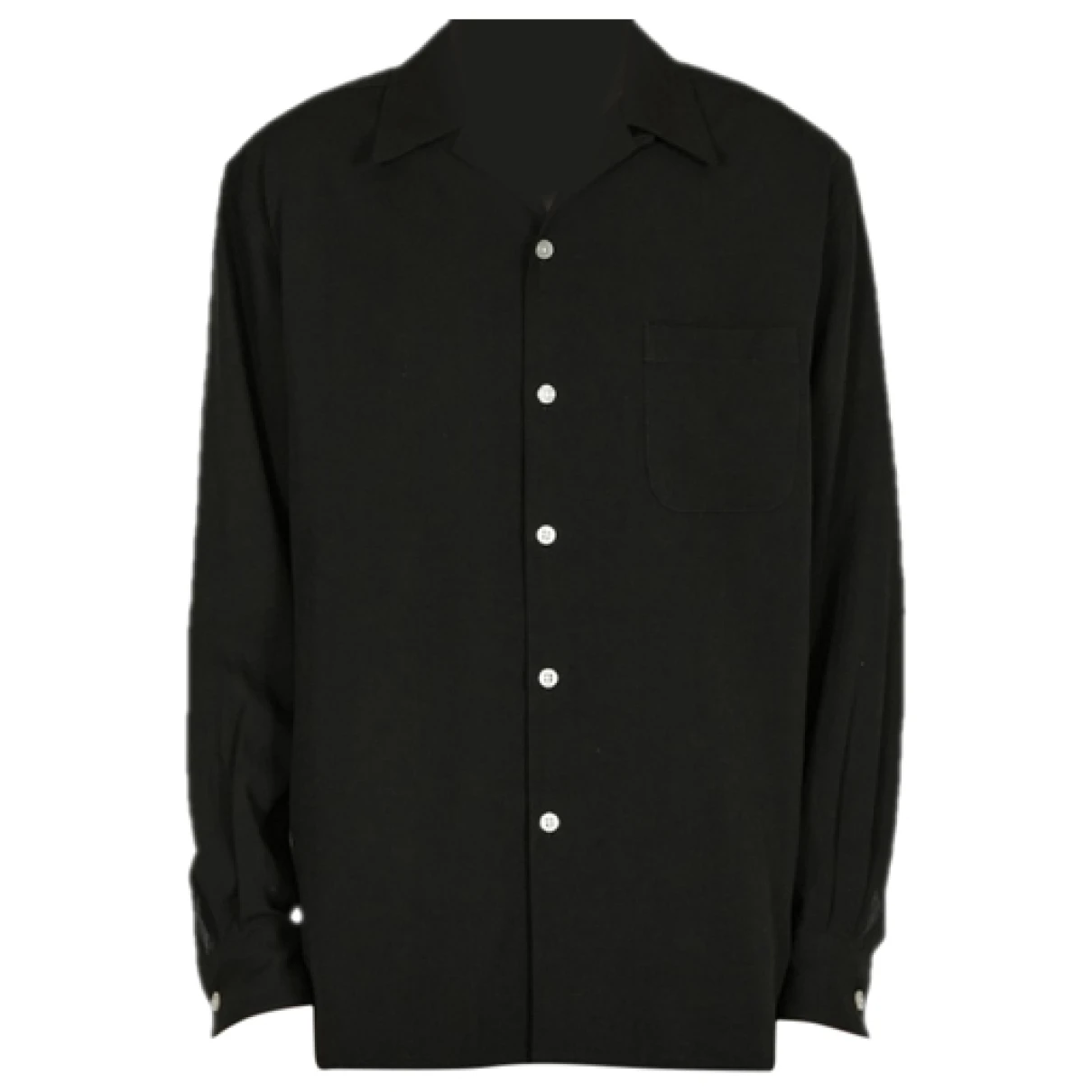 Pre-owned Wacko Maria Silk Shirt In Black