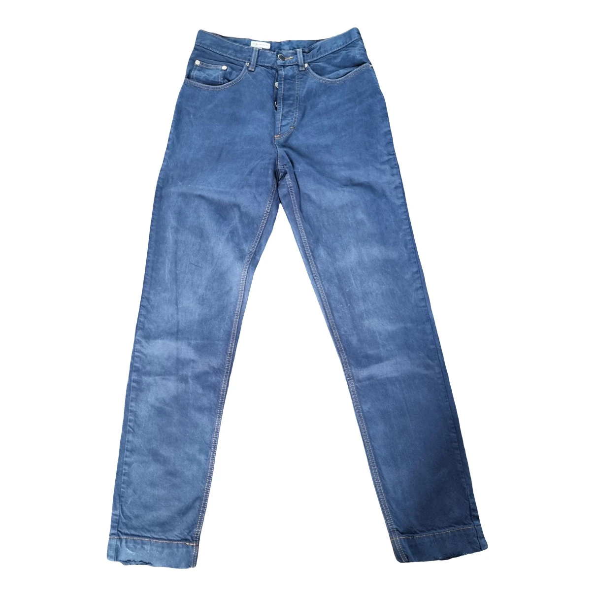 Pre-owned Dries Van Noten Trousers In Blue