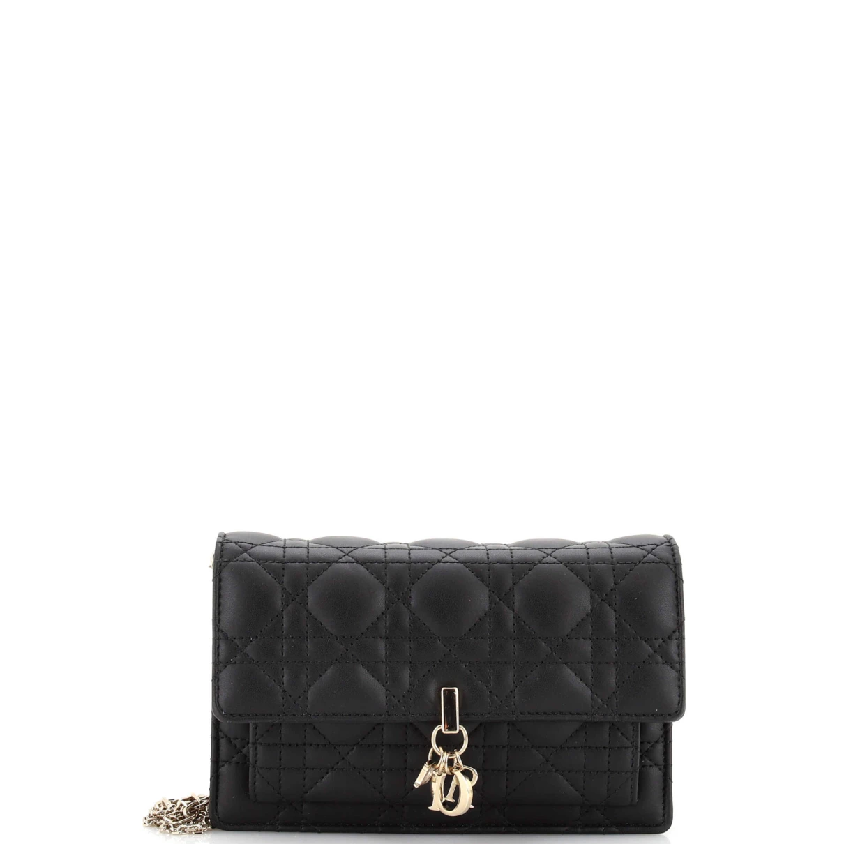 Pre-owned Dior Leather Crossbody Bag In Black