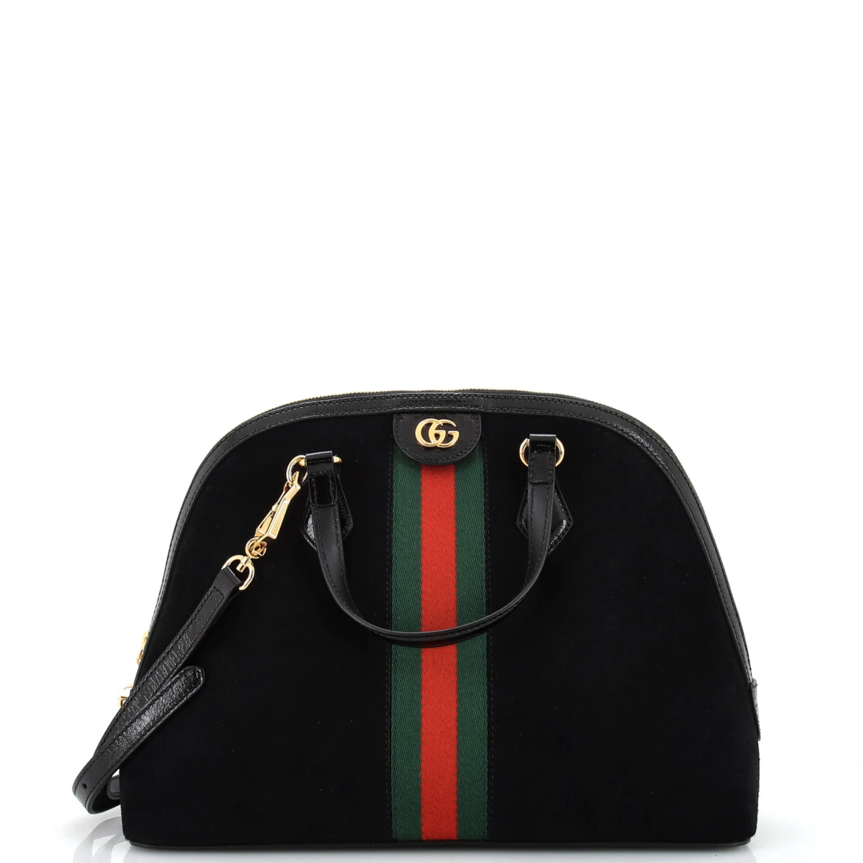 Pre-owned Gucci Satchel In Black