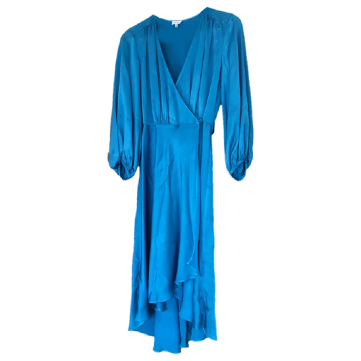 Pre-owned Ghost London Dress In Turquoise