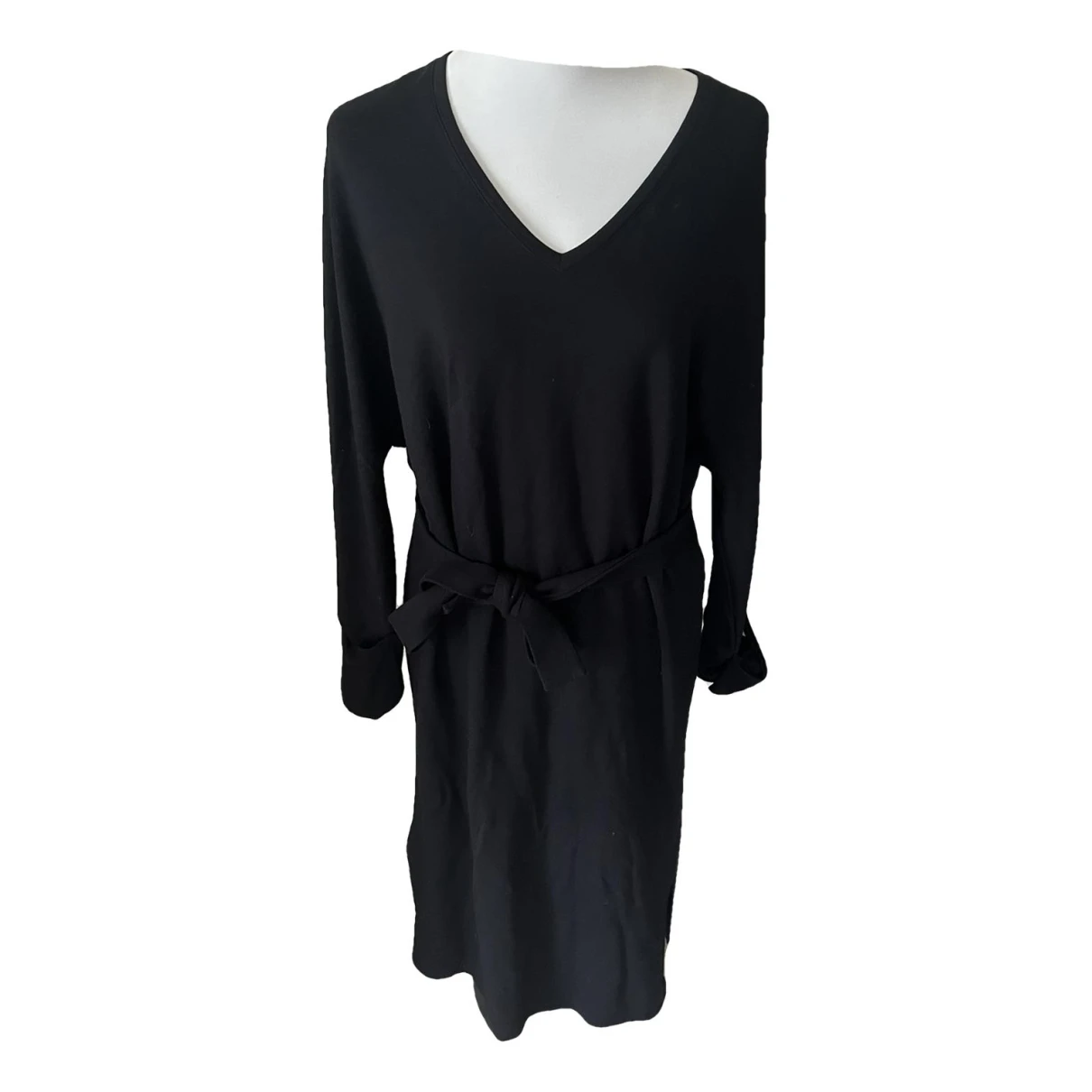 Pre-owned Majestic Mid-length Dress In Black